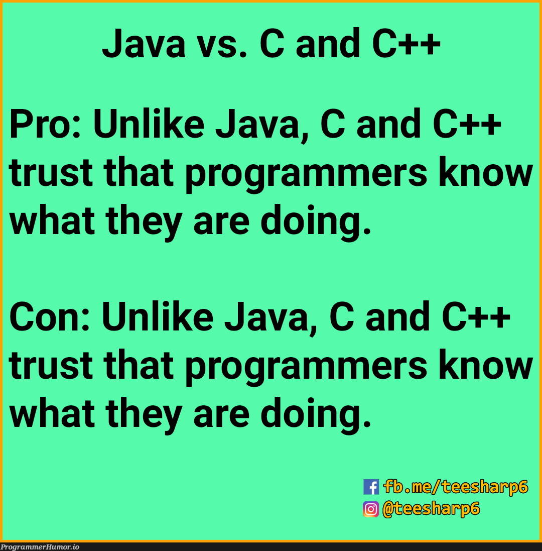 I C now | programmer-memes, java-memes, program-memes, c++-memes, c-memes, rust-memes | ProgrammerHumor.io