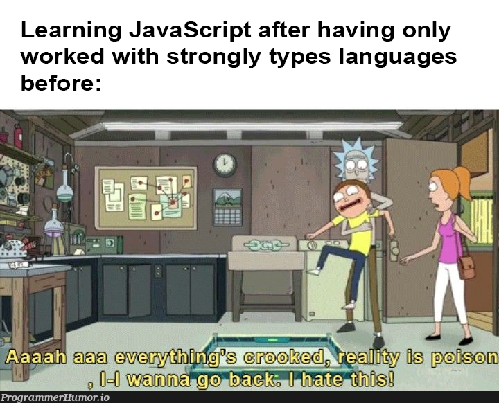 My experience so far... | javascript-memes, java-memes, language-memes | ProgrammerHumor.io