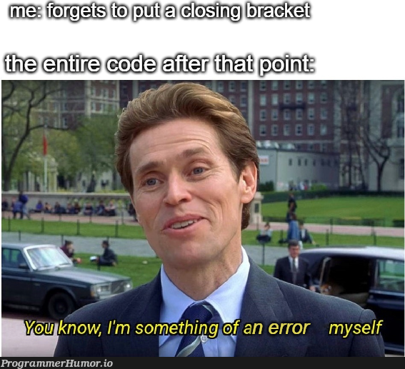 at least Vim doesn't think you're a mistake | vim-memes | ProgrammerHumor.io