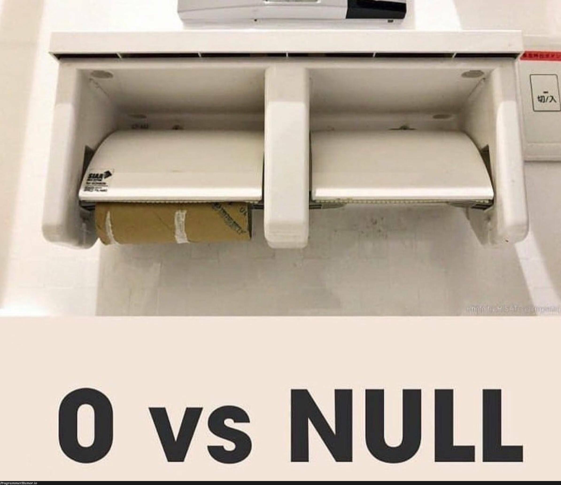 Difference between 0 and Null: A simple and visual explanation | ProgrammerHumor.io