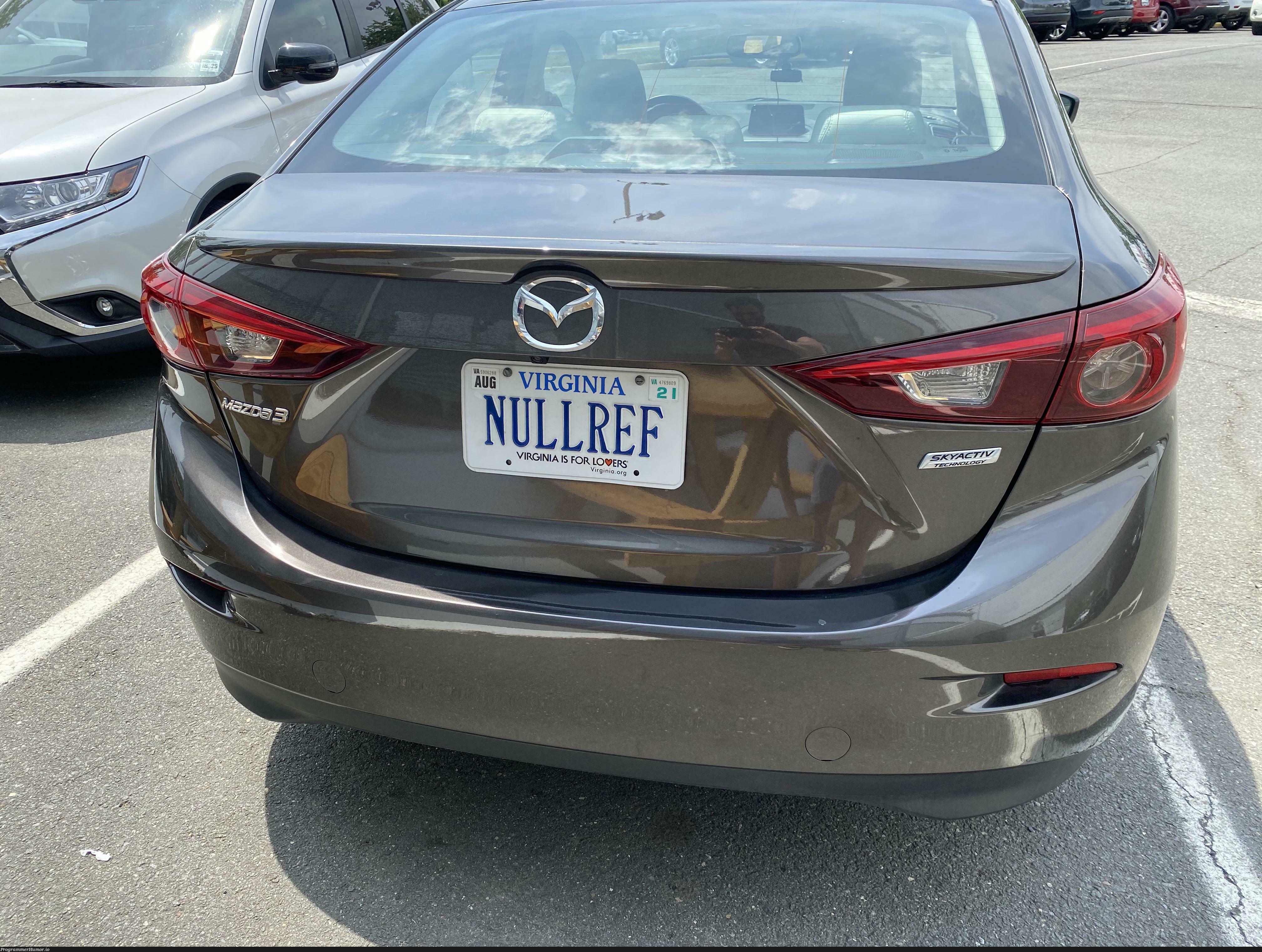 I don’t like license plate jokes, but this is an exception | exception-memes | ProgrammerHumor.io