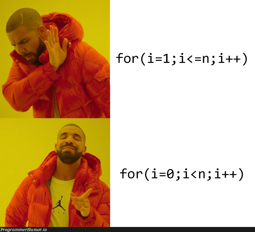 Ways of doing a for loop. | for loop-memes, oop-memes | ProgrammerHumor.io