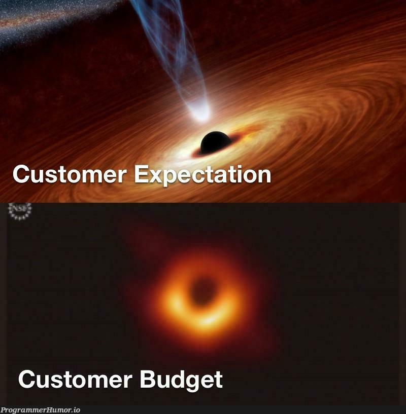 Black hole... | ProgrammerHumor.io