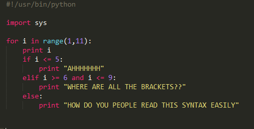 I wrote my first python program today! | python-memes, program-memes | ProgrammerHumor.io