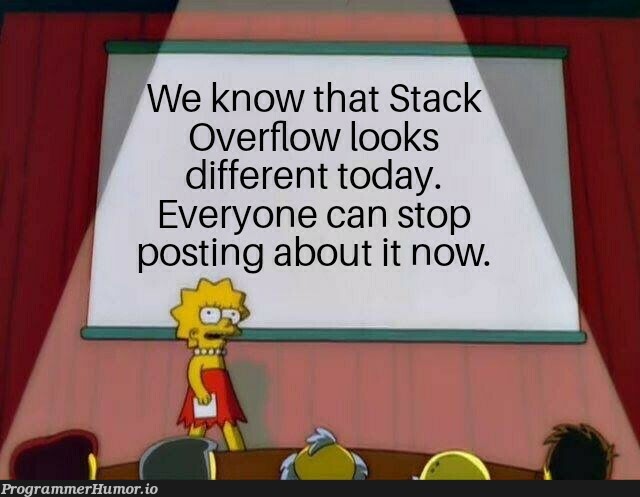 PSA for the noobs who don't bother checking recent posts. | stack-memes, overflow-memes, IT-memes, bot-memes | ProgrammerHumor.io