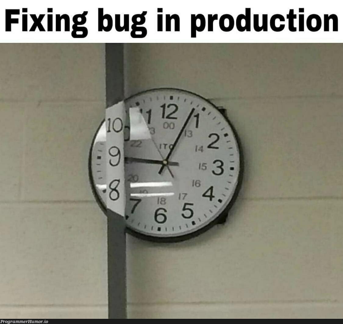 No one will notice. | bug-memes, fix-memes, production-memes, product-memes | ProgrammerHumor.io