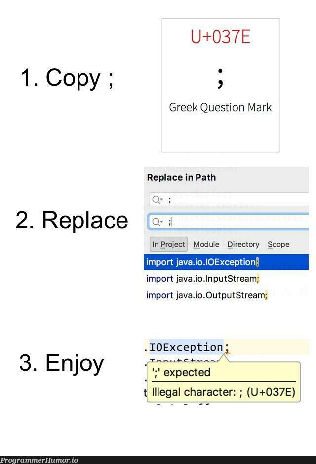 3 Steps to enjoy life | java-memes, stream-memes, exception-memes | ProgrammerHumor.io