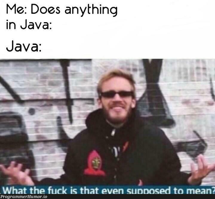 Im not alone, I guess. | java-memes | ProgrammerHumor.io