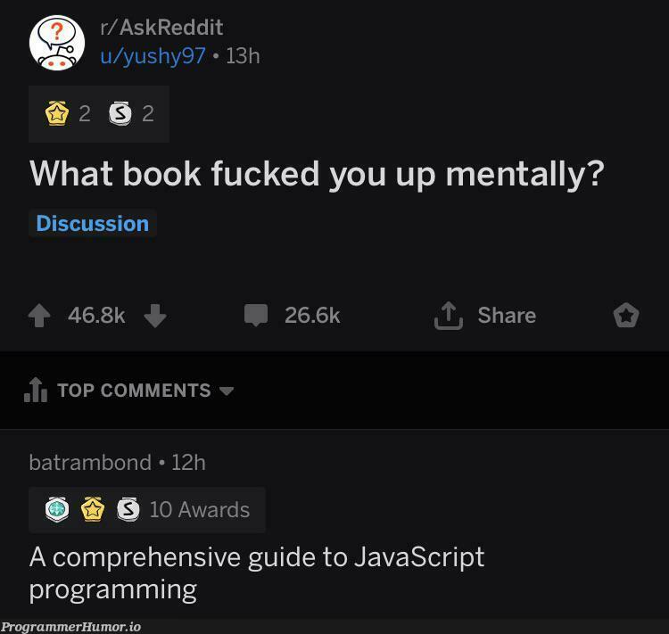 Anyone relate? | programming-memes, javascript-memes, java-memes, program-memes, reddit-memes, ide-memes, comment-memes | ProgrammerHumor.io