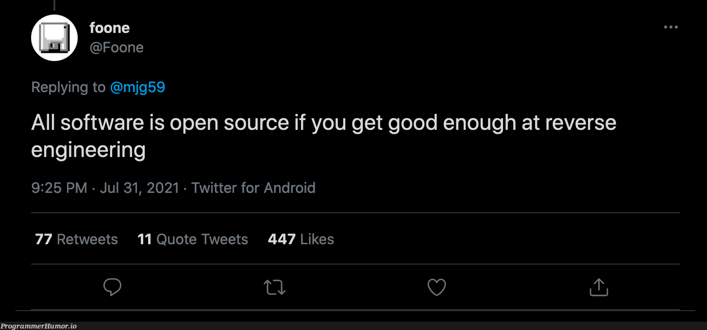 Hot take | software-memes, android-memes, open source-memes, twitter-memes, retweet-memes | ProgrammerHumor.io