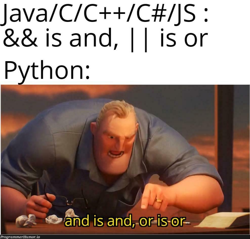 Python takes literally | java-memes, python-memes, c++-memes, c#-memes | ProgrammerHumor.io