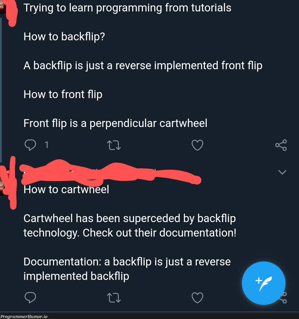 F to everyone who's trying to learn off of crappy documentation | programming-memes, tech-memes, technology-memes, program-memes, try-memes, documentation-memes | ProgrammerHumor.io