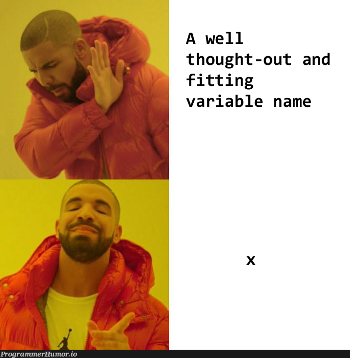 Programming_irl | programming-memes, program-memes, variable name-memes | ProgrammerHumor.io