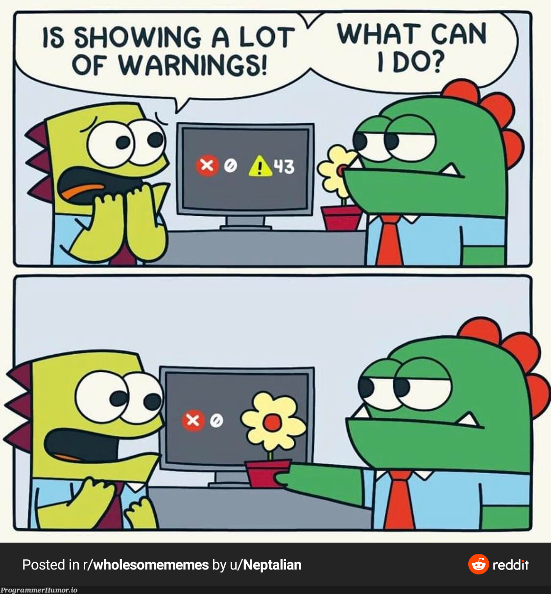 Taken from r/wholesomememes | ProgrammerHumor.io