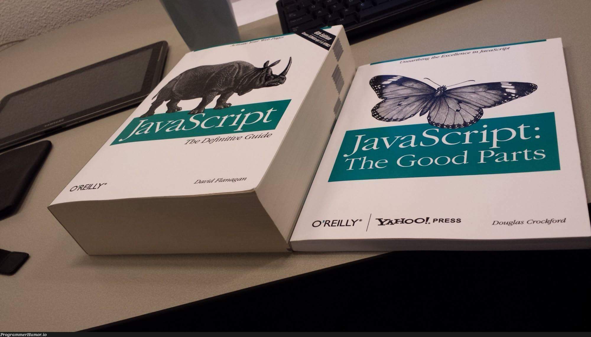 These are the actual books!! No kidding 😂 | ProgrammerHumor.io