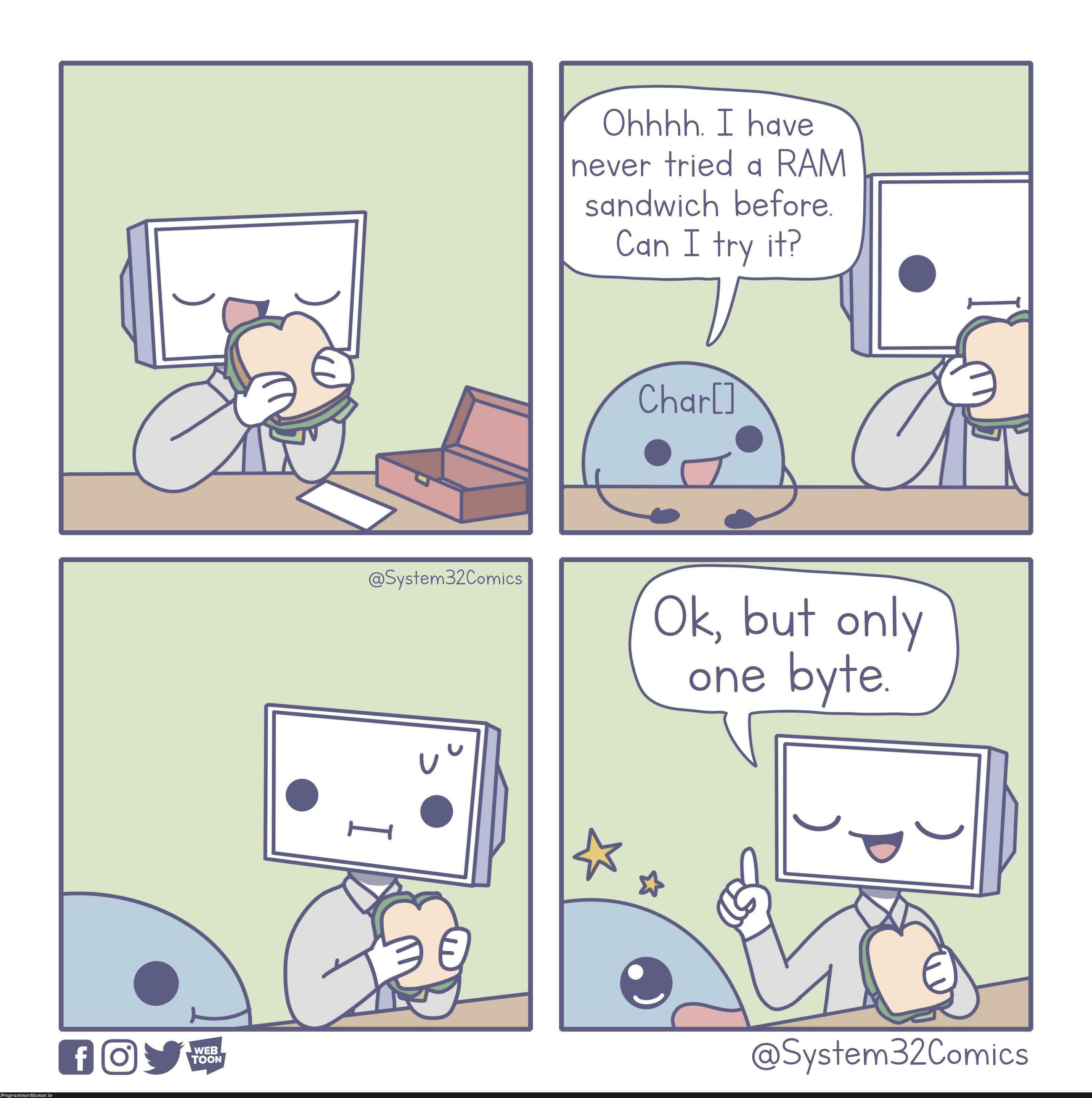 Sharing Memory | try-memes, cs-memes | ProgrammerHumor.io