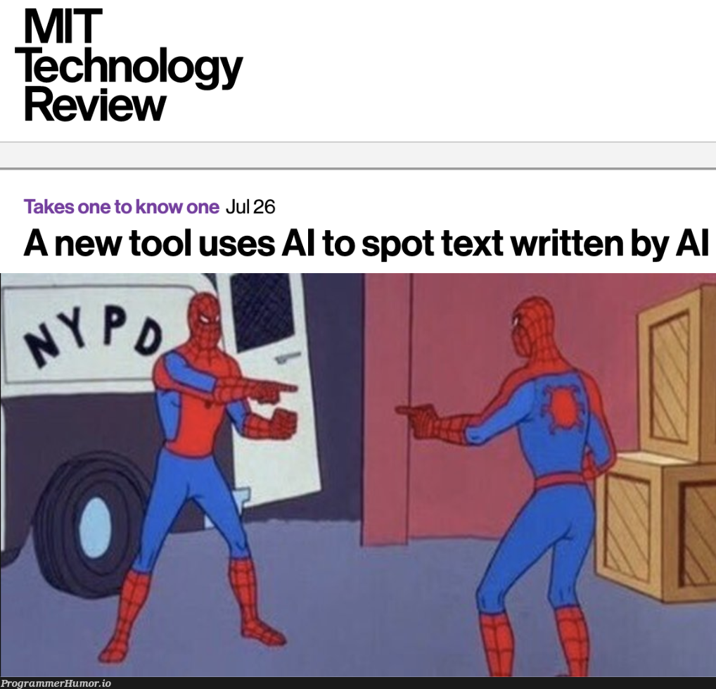 AI has finally reached its full potential | tech-memes, technology-memes | ProgrammerHumor.io