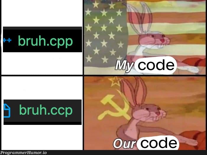 OUR CODE | code-memes | ProgrammerHumor.io