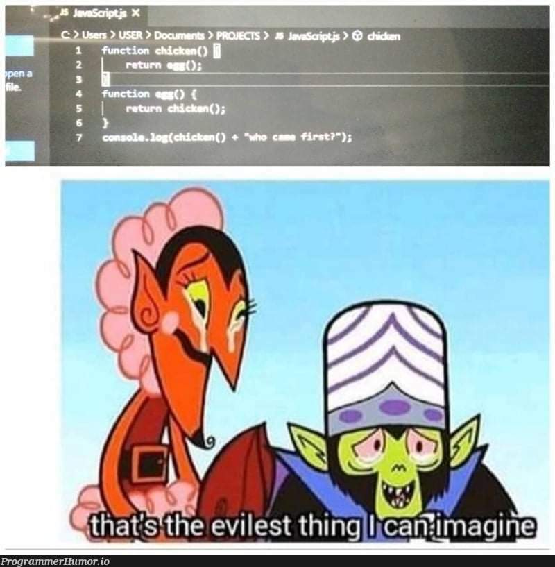 What came first? | ProgrammerHumor.io