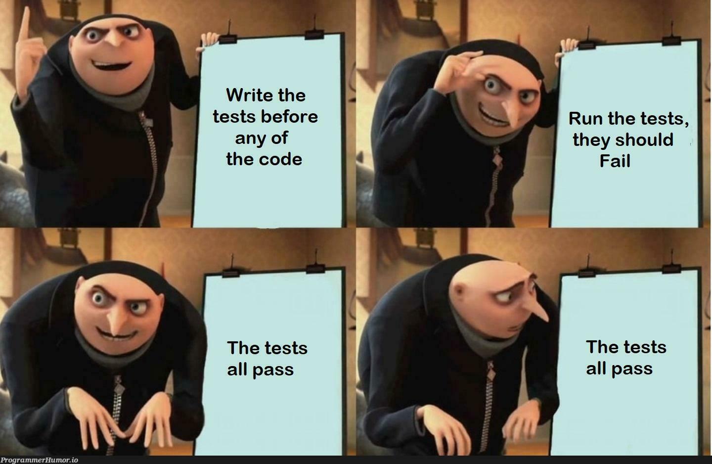 Test Driven Bugvelepment | code-memes, test-memes, bug-memes, tests-memes | ProgrammerHumor.io