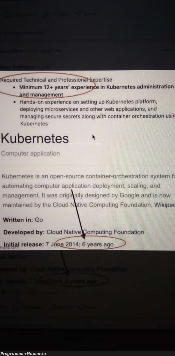 Minimum Requirements not met. | tech-memes, web-memes, management-memes, requirements-memes, cloud-memes, kubernetes-memes, container-memes | ProgrammerHumor.io