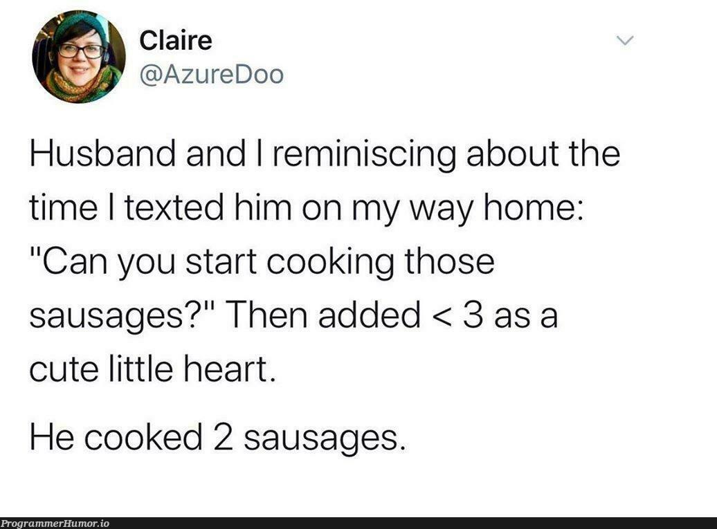 Her husband must be a programmer ss | programmer-memes, program-memes, azure-memes | ProgrammerHumor.io