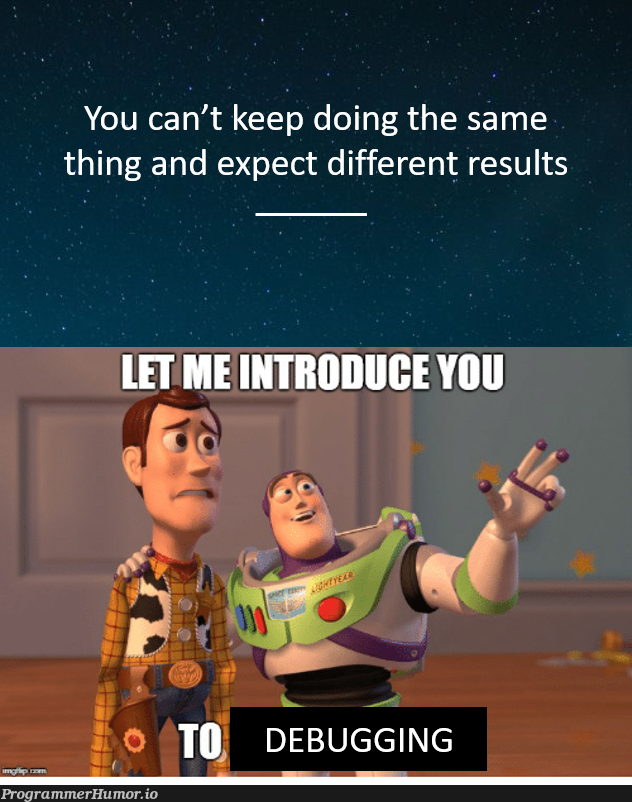 The true debugging experience | debugging-memes, bug-memes, debug-memes | ProgrammerHumor.io