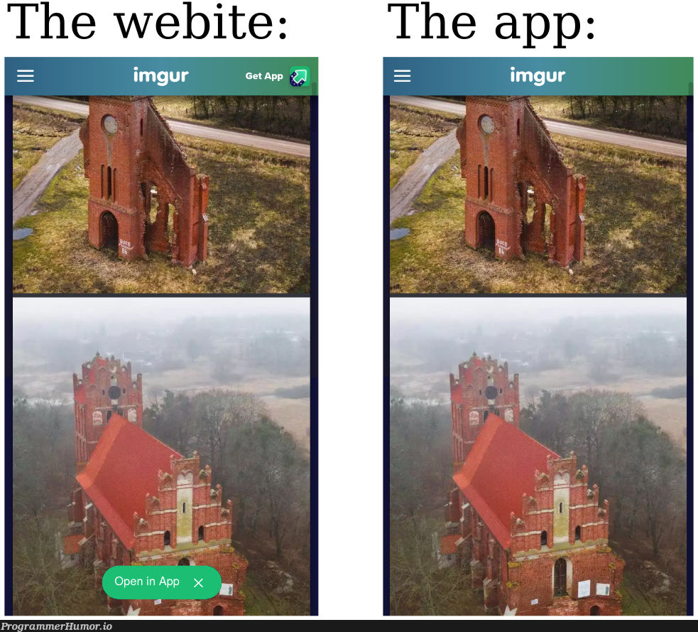 Dear Web Developers: No, I don't want to download your stupid app | developer-memes, web developer-memes, web-memes | ProgrammerHumor.io