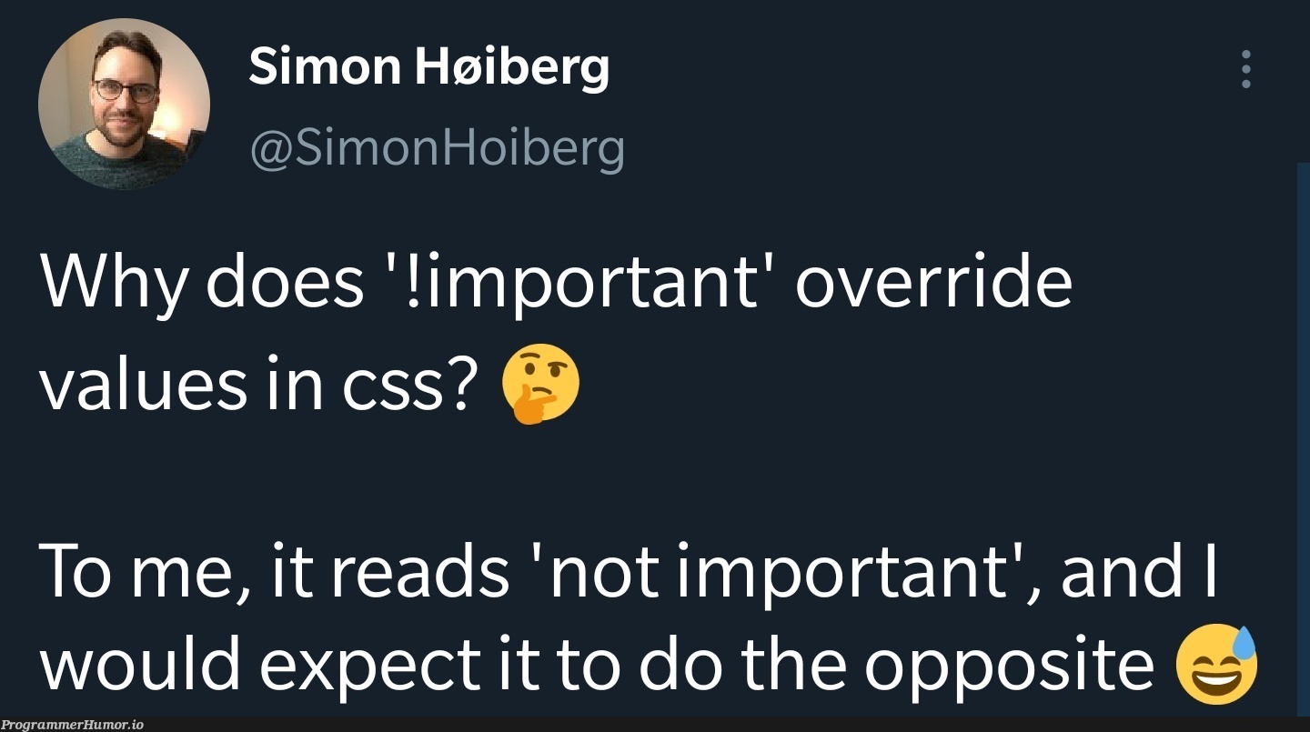 CSS shower thought | css-memes, IT-memes, ide-memes, cs-memes | ProgrammerHumor.io