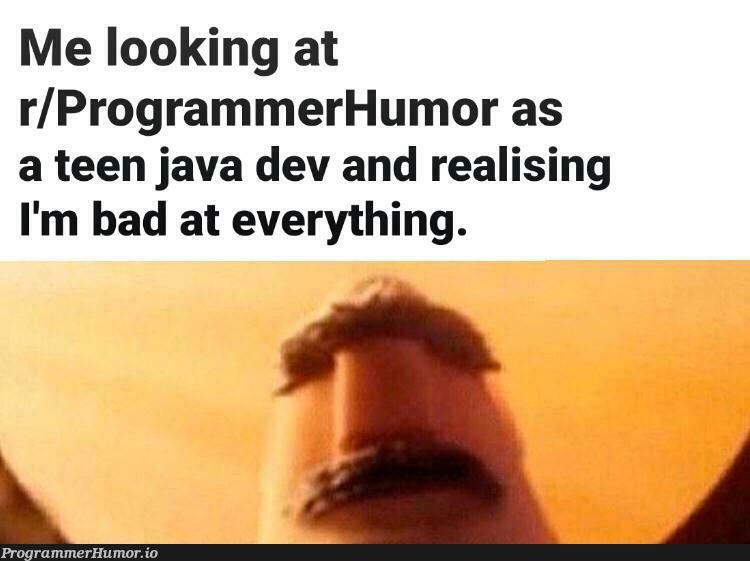 I feel like I, myself, am a joke. | programmer-memes, java-memes, program-memes | ProgrammerHumor.io