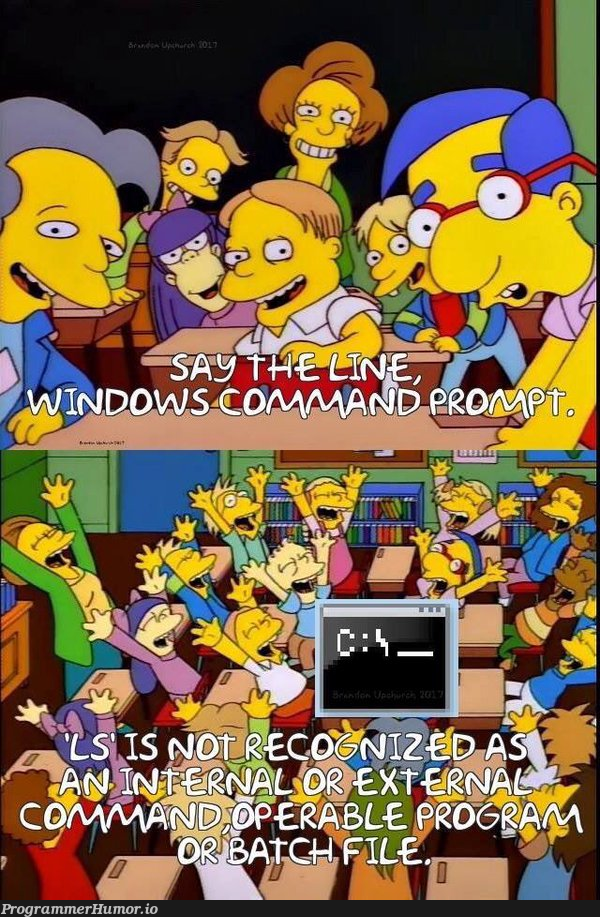 windows command | command-memes, windows-memes | ProgrammerHumor.io