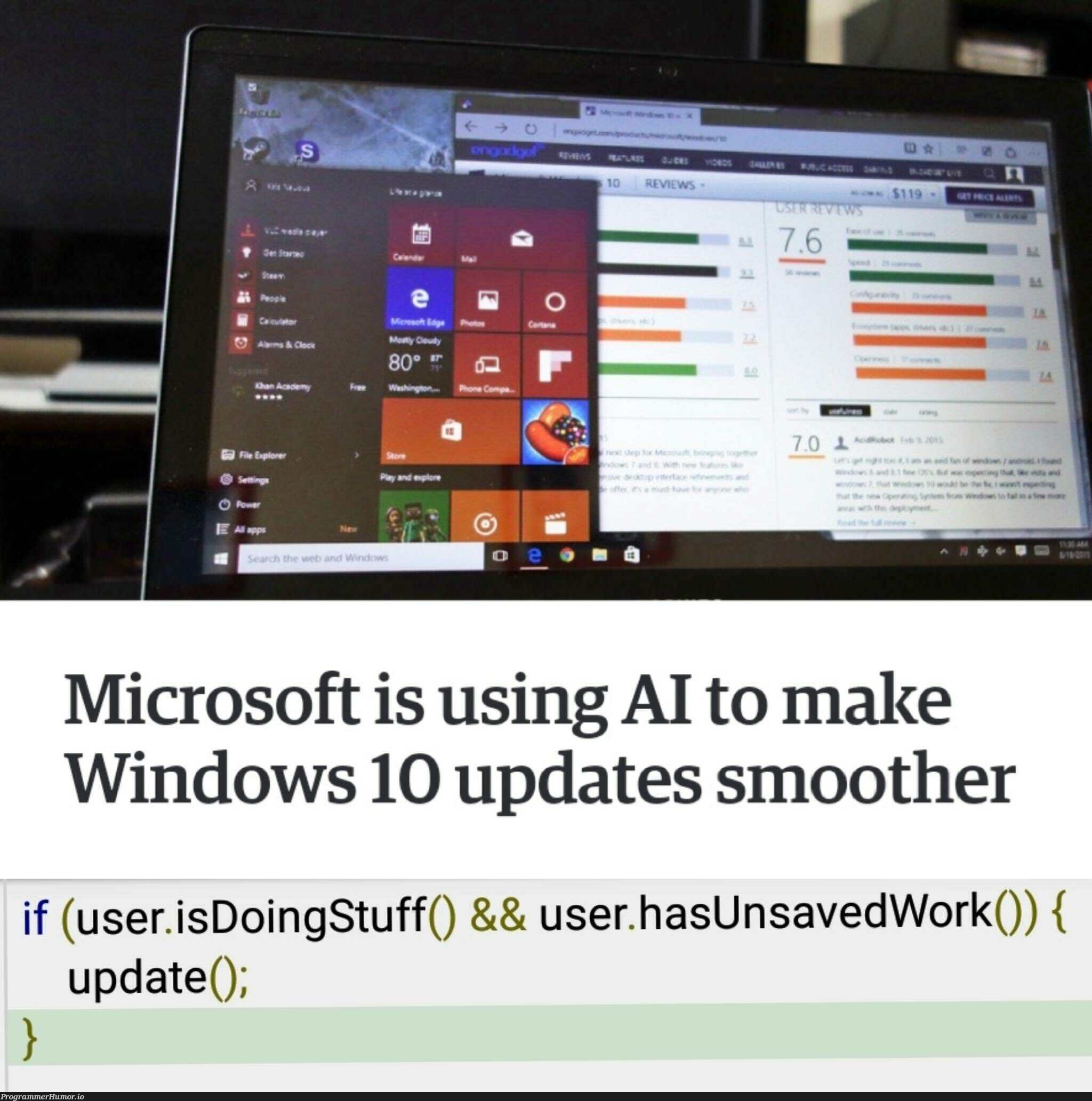 AI you say? | windows-memes, date-memes, microsoft-memes | ProgrammerHumor.io