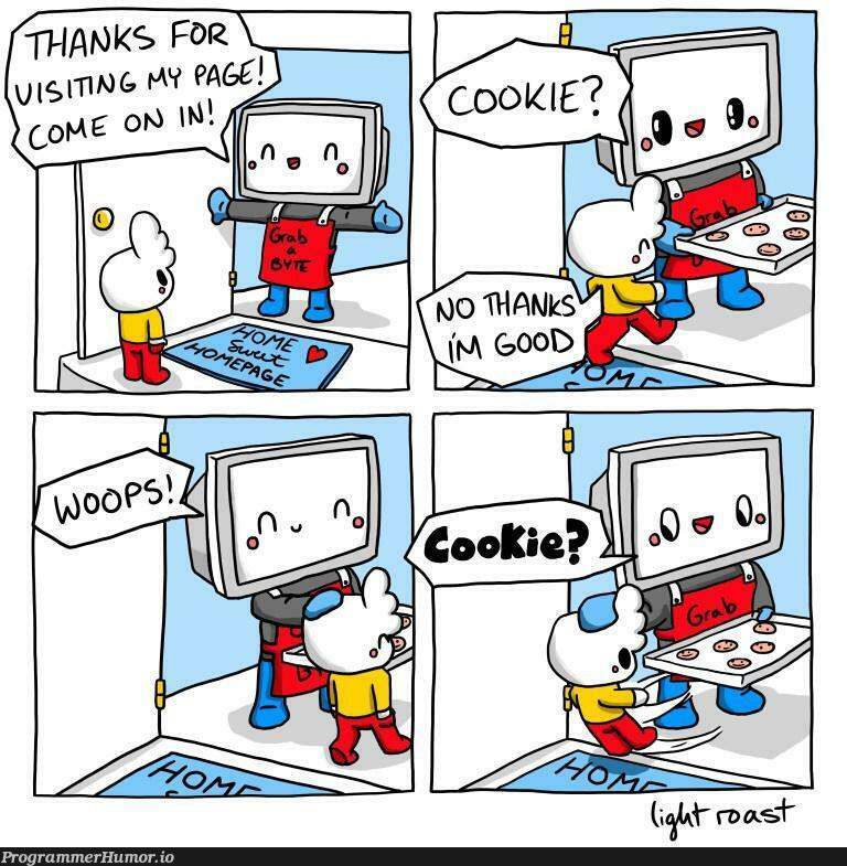 No thanks, I'm full of cookies | cookie-memes | ProgrammerHumor.io