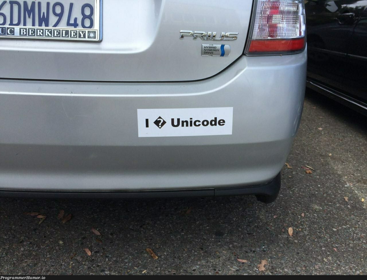 Unicode | code-memes, unicode-memes | ProgrammerHumor.io