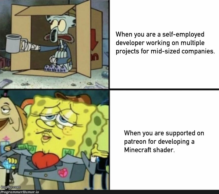 I need to learn how to write graphics shaders | developer-memes, minecraft-memes, cs-memes, graph-memes | ProgrammerHumor.io