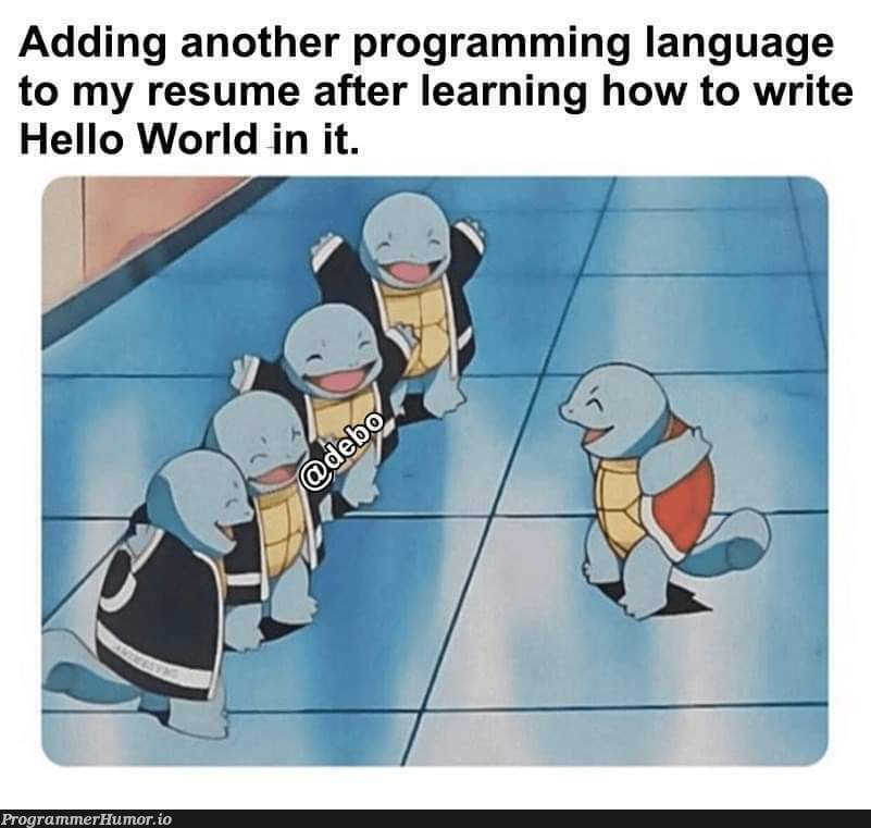 Did any body done this? | programming-memes, program-memes, language-memes, programming language-memes | ProgrammerHumor.io