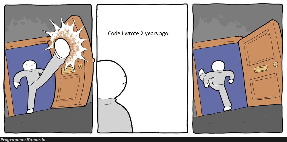 Old code | code-memes | ProgrammerHumor.io