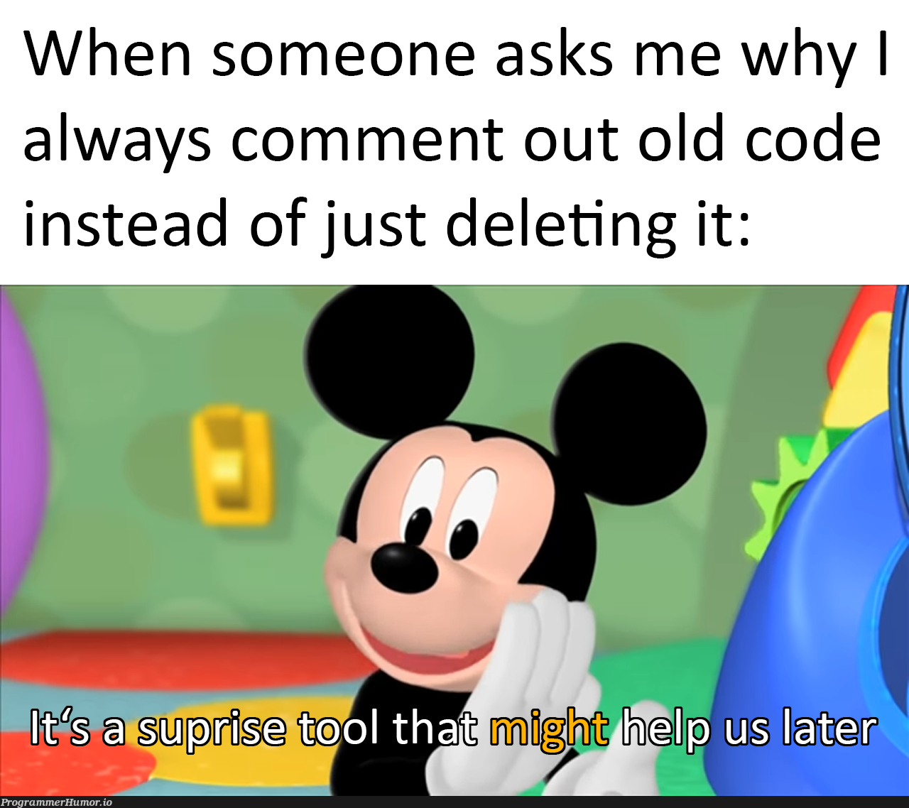 50% code 50% comments | code-memes, comment-memes | ProgrammerHumor.io