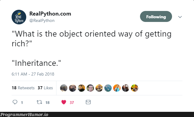 Unparalleled | python-memes, object-memes | ProgrammerHumor.io