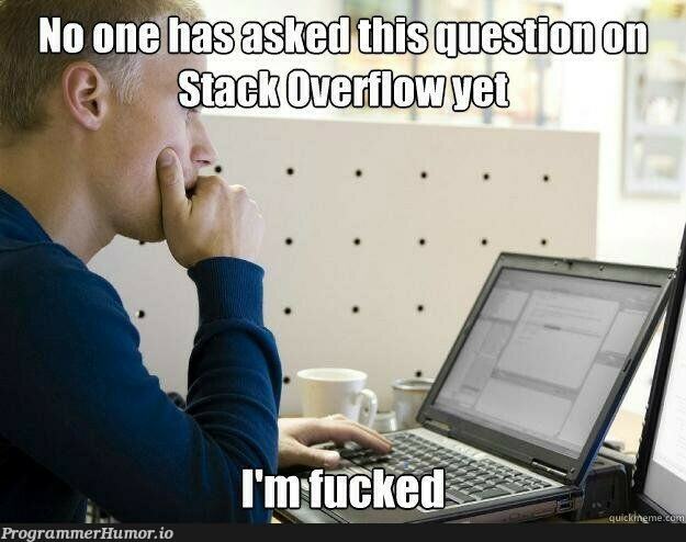 Stack overflow screwed up | stack-memes, stack overflow-memes, overflow-memes | ProgrammerHumor.io