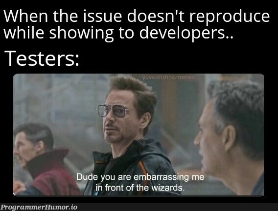 Mysterio.. | developer-memes, test-memes | ProgrammerHumor.io