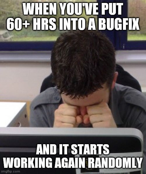 I f**king hate computers. | computer-memes, bug-memes, random-memes, fix-memes, ML-memes | ProgrammerHumor.io