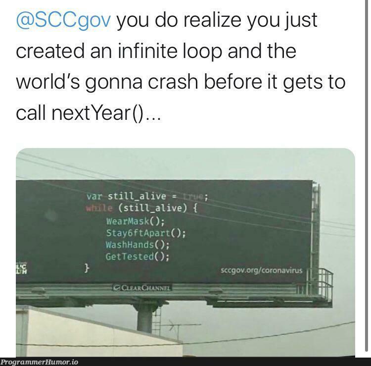 Silicon Valley’s gone too far... | oop-memes, IT-memes, crash-memes, infinite loop-memes, infinite-memes | ProgrammerHumor.io