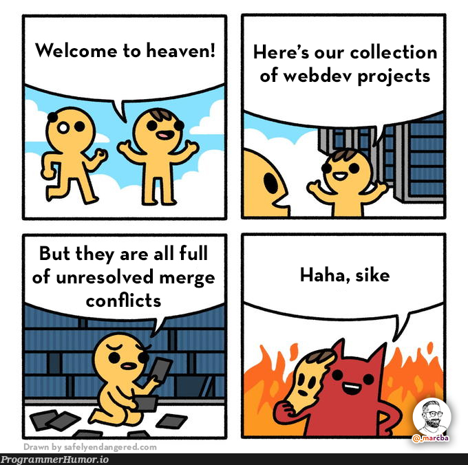 Welcome to heaven ! | web-memes | ProgrammerHumor.io