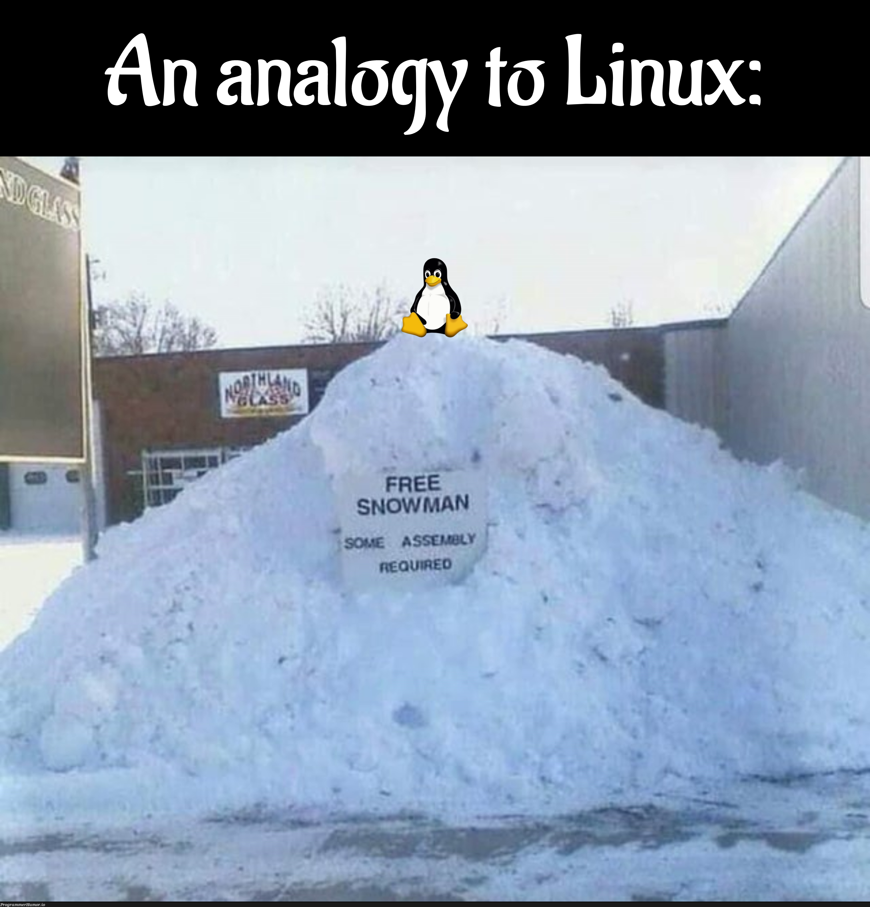 If the Penguin fits, the Penguin sits | linux-memes, ux-memes | ProgrammerHumor.io