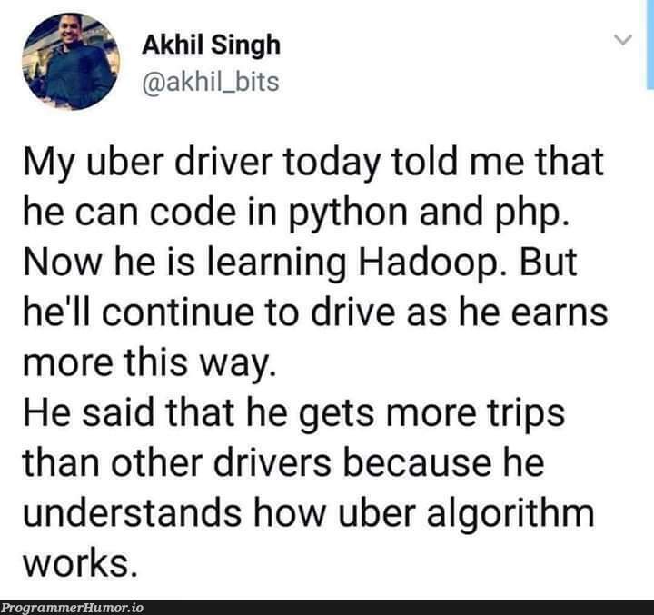 that's why you should learn about Algorithms | code-memes, php-memes, python-memes, algorithm-memes, oop-memes, hadoop-memes, algorithms-memes | ProgrammerHumor.io