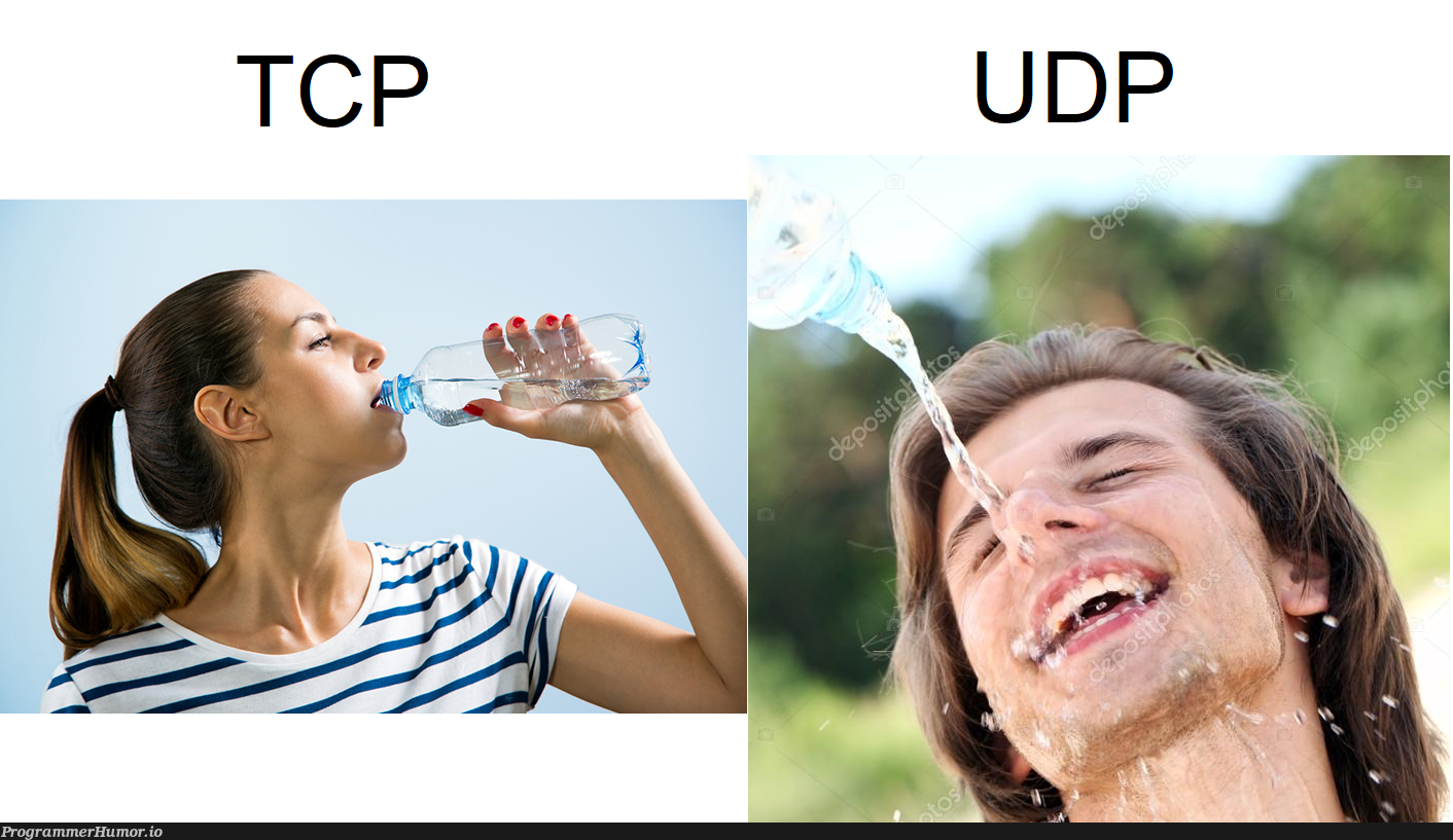 Packets incoming | tcp-memes, udp-memes | ProgrammerHumor.io