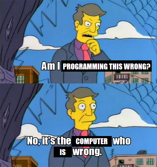 Another take on pointing blame | ProgrammerHumor.io