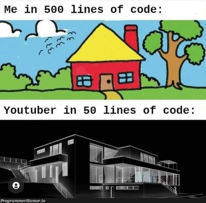 Damnn youtube | code-memes, lines of code-memes, youtube-memes | ProgrammerHumor.io