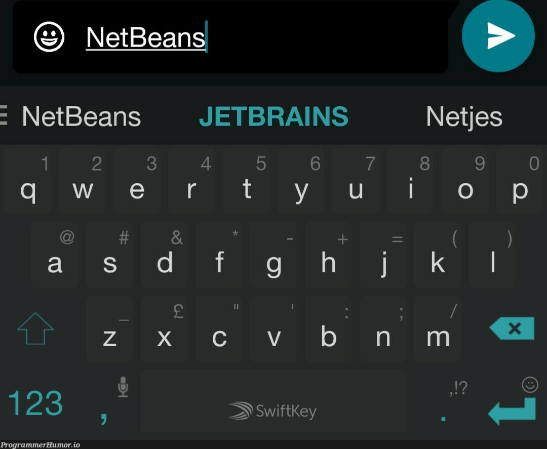 My phone clearly has its preferential IDE(A) | netbeans-memes, ide-memes | ProgrammerHumor.io